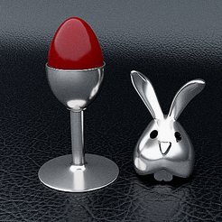 Polish_20230327_100536228.png Free STL file Bunny easter egg・3D printable design to download
