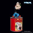 Popeye_Renders002.jpg Popeye 3d model Figure and Can