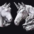 1-7.jpg Horse and Unicorn Head