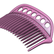 Hair-comb-15-low-91.png FRENCH PLEAT HAIR COMB Multi purpose Female Style Braiding Tool hair styling roller braid accessories for girl headdress weaving fbh-15 3d print cnc