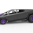 1.jpg 3D file Diecast Tesla Cybertruck pulling truck 2wd Scale 1:25・3D print object to download