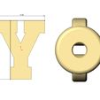 Y-varsity-Stud-earring-05.jpg Brinco de pino com letra Y