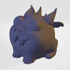 Capture004.jpg Fichier STL Fat Dragon・Design à télécharger et à imprimer en 3D