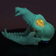 Boneheads: Crâne de loup et mâchoire - PROMO - 3DKITBASH.COM, Adafruit