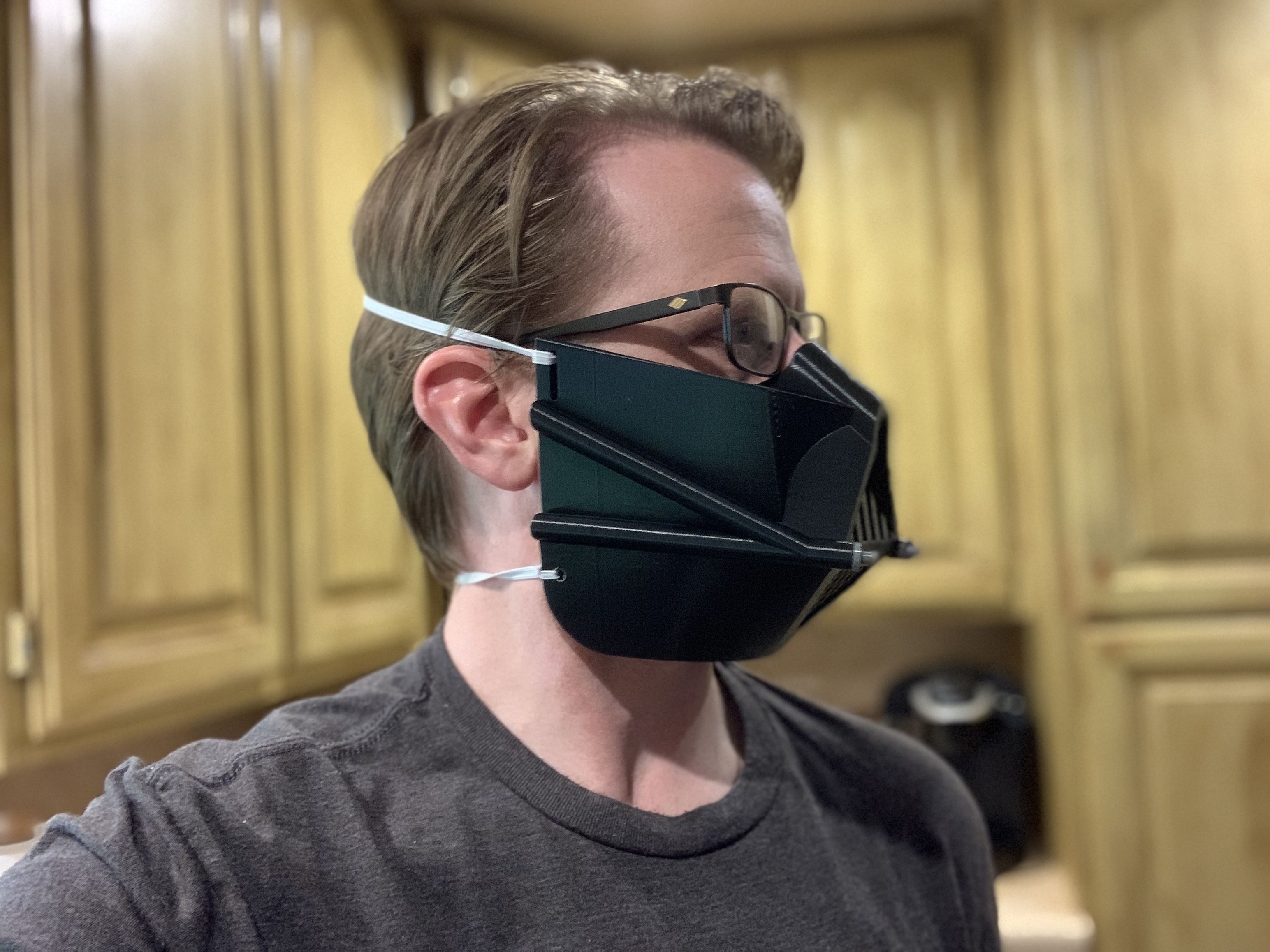 3D printed Darth Vader Face Mask • made with Creality Ender 3・Cults