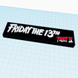 FRIDAY-THE-13TH-PART-2-Logo-Display-Stand-1cm-by-MANIACMANCAVE3D-2.png 12x FRIDAY THE 13TH Logo Display Stands by MANIACMANCAVE3D