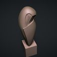 06.jpg White Owl Sculpture 3D Model