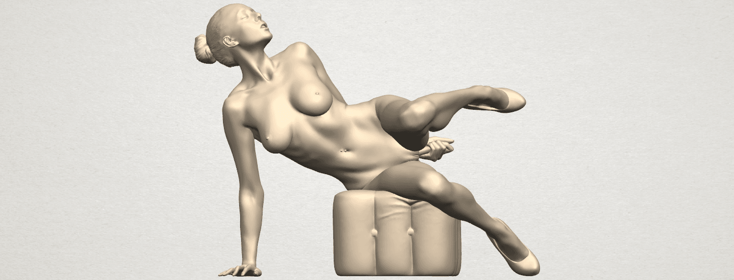 TDA0293 Naked Girl B10 01.png Free 3D file Naked Girl B10・3D printer desi.....