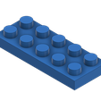 Bricks-2x5-Low-v1.png STL file Building Bricks・Model to download and 3D print, Upcrid