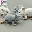 06.jpg Flexi Mouse – Rato articulado e engraçado | Modelo imprimível em 3D