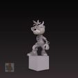 Cool-Dog-Character-FigureScreenshot_1.jpg Cool Character on a Cube - Stylish and Accessorized 3D Printable Figure