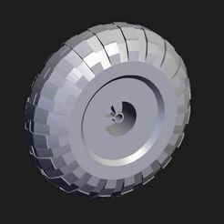 roue_3d.jpg Wheel with plastic rim construction