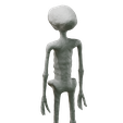 et_0031.png Ancient Alien Mummy creature from NAZCA Peru / Mexico - Ready for 3D Printing 3D print model
