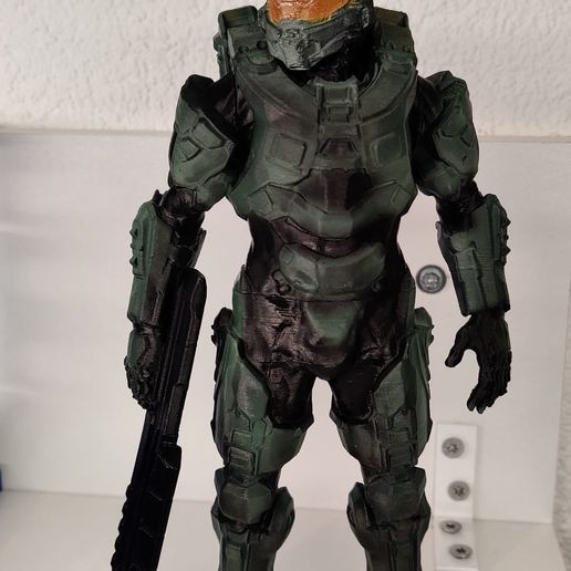 3D printer Master Chief HALO one sixth scale kit • made with Prusa Mini ...