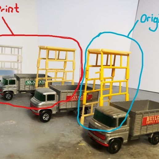🚚 Lesney Matchbox 11d Mercedes-Benz Scaffold Truck andaimes