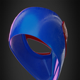 2099SpiderManBack34lRight.png Spider Man 2099 faceshell for Cosplay 3D print model