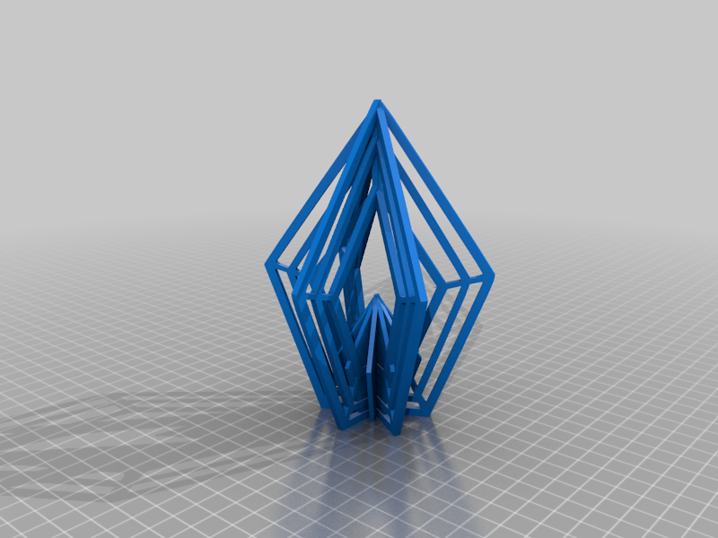 pentagon_3d_ornament.png Free STL file Pentagon Art・Model to download and 3D print, 3DPrintBunny