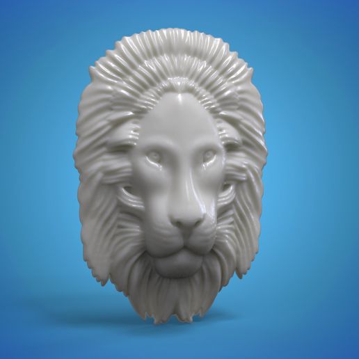 lionnnnn.1145.jpg Lion 3D STL Leon for 3D printing and CNC router