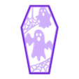 cap ghost.stl Coffin Storage / Light box Halloween