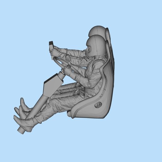 2.jpg 3D file 3D print ready Pilot Rally race car male Racing Driver・3D printable model to download, ITman3D
