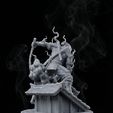 Resin-2.jpeg NINJA KAGEROU – THE SMOKE LEADER 32 mm (STL) Dark Fantasy NINJA D&D Table Top Board Game