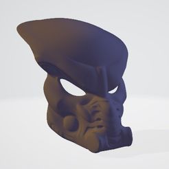 completa outside.jpg Archivo 3D gratis Predator mask・Modelo imprimible en 3D para descargar