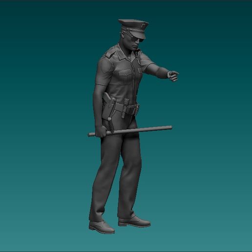 Descargar Archivo Stl Figura Hombre Policía Americano Código N283 • Objeto Para Impresora 3d ・ Cults 6846