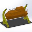 Screenshot_6.jpg Закрытая спасательная шлюпка с системой шлюпбалок - 3D печатная модель