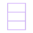 FRONT WINDOW INNER FRAME.stl STL file LOG CABIN BIRDHOUSE・3D print design to download