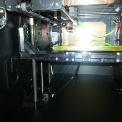 20130615_171720.jpg Fichier STL gratuit Renforcement du bras de la plaque de construction du Makerbot Replicator 2x・Modèle pour impression 3D à télécharger, damiangto