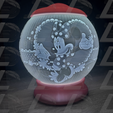 Image8.png STL file MINNIE MOUSE SPHERICAL NIGHT LIGHT LITHOPHANE・3D printable model to download