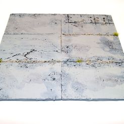 DSC02699.jpg STL-Datei concrete plates / Betonplatten / Panzerstraße・Design für den 3D-Druck zum Herunterladen
