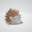 2.png Hedgehog low poly