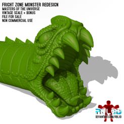 RBL3D_Ftight_Zone_monster1.jpg OBJ file Fright Zone Monster redesign (motu evil horde)・3D printable model to download, RBL3D