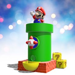 Mario-removebg-preview.jpg Archivo 3D Dispensador de caramelos Super Mario Bros・Diseño imprimible en 3D para descargar