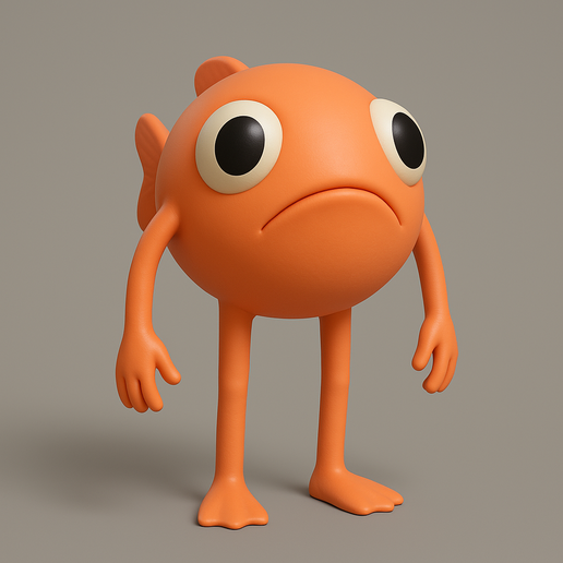 Le Poisson Steve 3D model