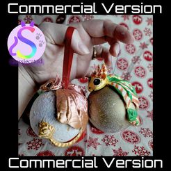 Huggingchristmas_commersial.jpg Hugging dragon ornaments *Commercial Version*
