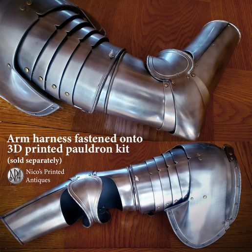 Shot_01.jpg 16th Century Plate Vambrances (Arm Harness)