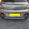ahve ‘ ey ‘ Opel Adam / Vauxhall Adam indicator, fog, reverse colourfull light insert rings (set of 4)