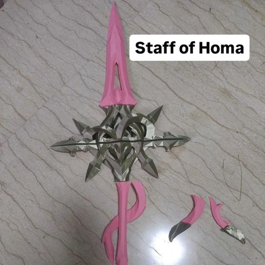 STL file Staff of Homa 🎲 ・Template to download and 3D print・Cults