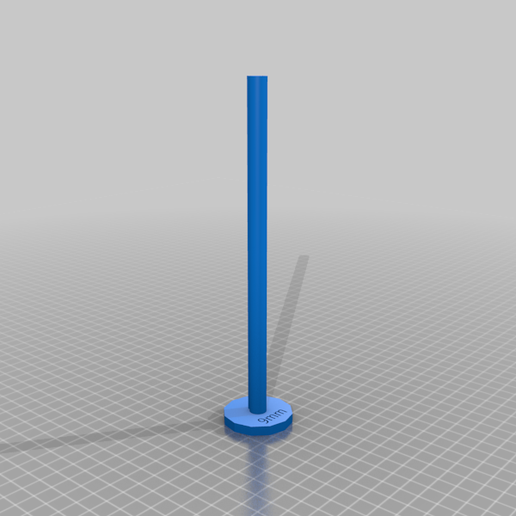 9mm Single Clip Alignment Rod 3D model