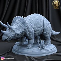 RENDER.jpg Fichier STL Triceratops・Design pour imprimante 3D à télécharger