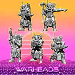 squad.jpg file Miners Infantry Squad! To arms brothers!・3D printing template to download, Orfey