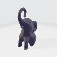 ElefanteSentadoLowPoly_2.png LOW  POLY BABY ELEPHANT