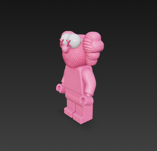 🎨 Kaws Companion Toy 24 - Lego 02・ STL File for 3D printing・Cults