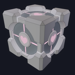 screenshot002.png 3D file Companion Cube・3D print object to download