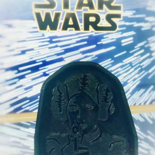 40 Star Wars Cookie cutters Cookie cutters Leia Yoda Storm Trooper Darth Vader 3D model