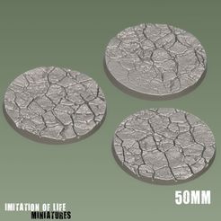 50mm_Cracked_Earth_Bases_render.jpg 50mm Cracked Earth bases (3)