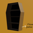 lateral-sin-patas.png Rack for miniatures in the shape of a chest