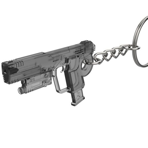 M6C_Keychain_1.3343.jpg Keychain - M6C Socom - Halo - Printable 3d model - STL files